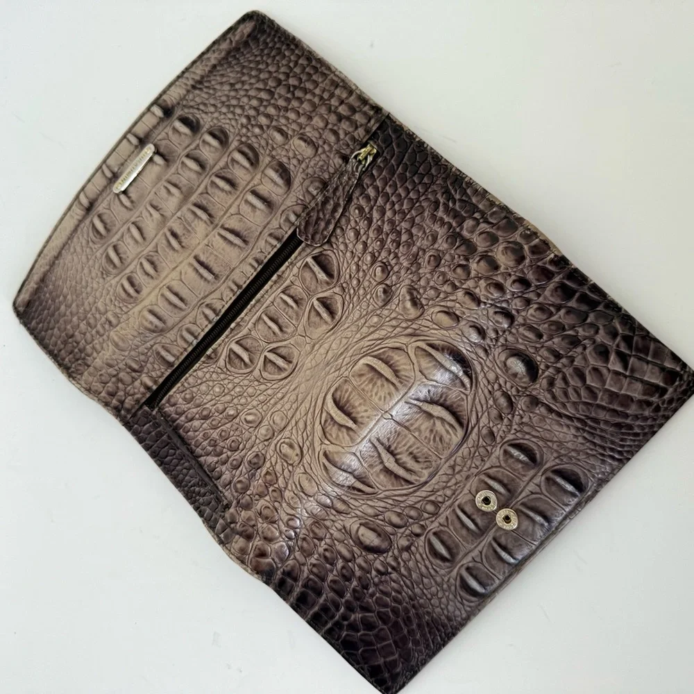 Brahmin Modern Checkbook Melbourne Leather Wallet